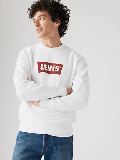 Levi's Graphic Crewneck Sweatshirt In Vintage Chili Oil