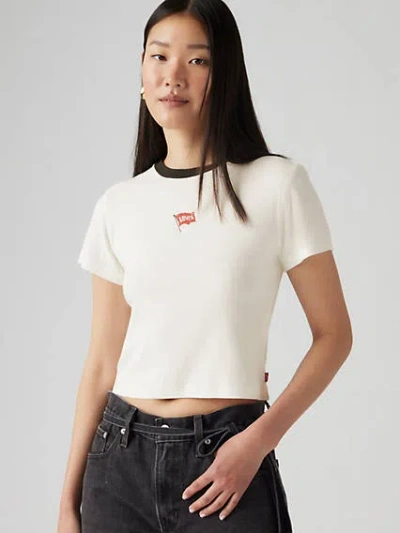 Levi's Graphic Essential Sporty T-shirt In Egret