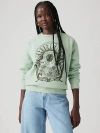 Levi's Graphic Everyday Crewneck Sweatshirt In Silt Green