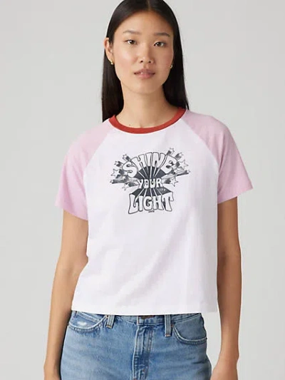 Levi's Graphic Game Day T-shirt In Shine Your Light Brite