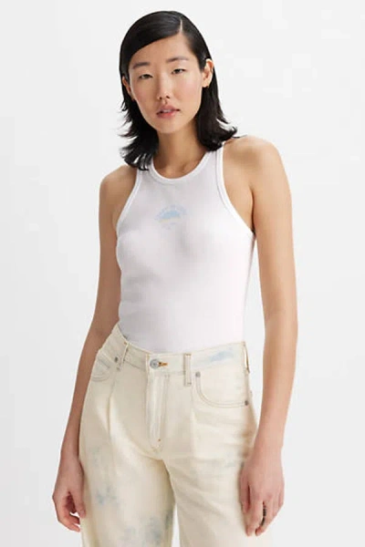 Levi's Graphic Gemini Tank Top In White