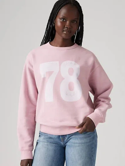Levi's Graphic Heritage Crewneck Sweatshirt In Crew Seventy Eight