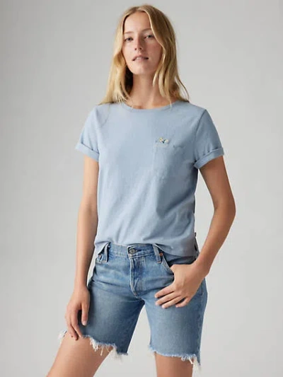 Levi's Graphic Margot T-shirt In Delicate Embroidery