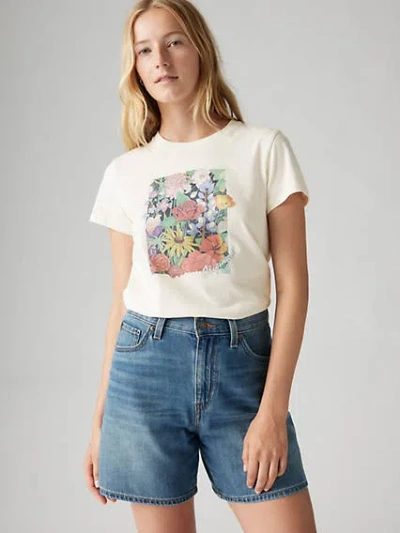Levi's Graphic Perfect T-shirt In Coloring Book Floral