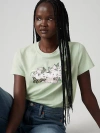 Levi's Graphic Perfect T-shirt In Lillies And Butterflies