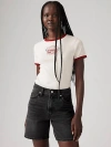 Levi's Graphic Rickie Ringer T-shirt In  1873 Rock Pos