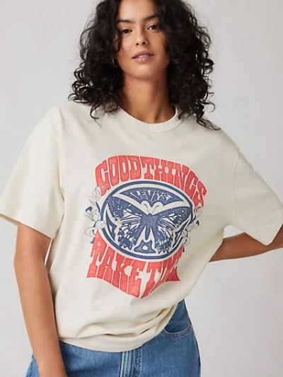 Levi's Graphic Tabor T-shirt In Egret