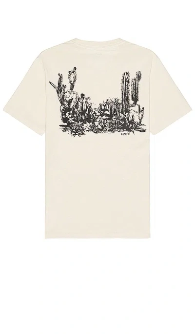 Levi's Graphic Tee In Cactus Oatmeal