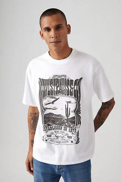 Levi's Graphic Vintage Fit Tee In White