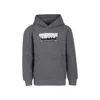 Levi's Grey Sweatshirt For Boy With Logo In Green