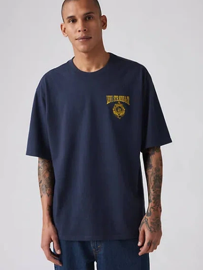 Levi's Half-sleeve T-shirt In Navy Blazer