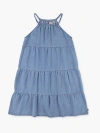 Levi's Halter Tiered Dress Little Girls 4-6x 6 In Hang Up Without Destruction