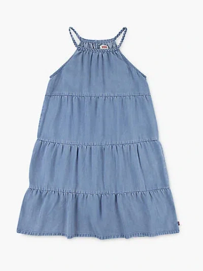 LEVI'S HALTER TIERED DRESS BIG GIRLS S-XL XL