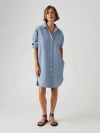 Levi's Harlie Boyfriend Shirt Dress In What Moon