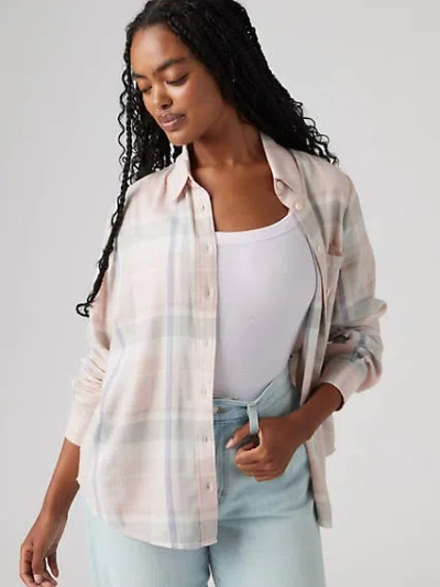 Levi's Harriet Flannel Shirt In Gretchen Plaid Lotus