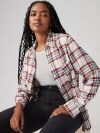 Levi's Harriet Flannel Shirt In Shania Plaid Egret