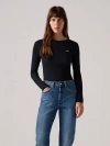 Levi's Hayes Long Sleeve T-shirt In Anthracite Night