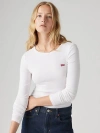 Levi's Hayes Long Sleeve T-shirt In White