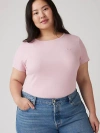 Levi's Hayes Short Sleeve T-shirt (plus Size) In Fragrant Lilac