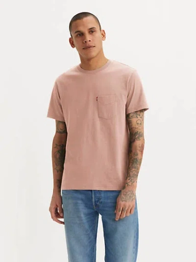 Levi's Heavyweight Pocket T-shirt In Pink