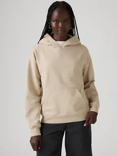 Levi's Heritage Hoodie Sweatshirt In White Pepper