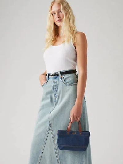 Levi's Heritage Micro Tote In Rinse Blue