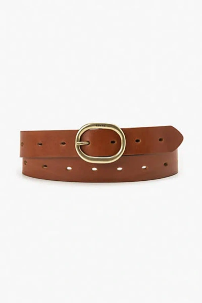 Levi's High Low Belt In Brown
