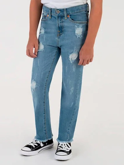 Levi's High Rise Ankle Straight Big Girls Jeans 7-16 8 In Partner In Crime