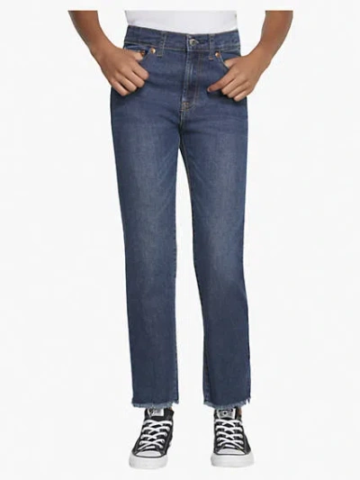 Levi's High Rise Ankle Straight Big Girls Jeans 7-16 12 In From The Block