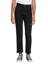 Levi's High Rise Ankle Straight Big Girls Jeans 7-16 7 In Soft Black