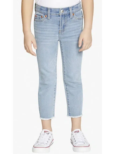 Levi's High Rise Ankle Straight Little Girls Jeans 4-6x 4 In Bauhaus Blues