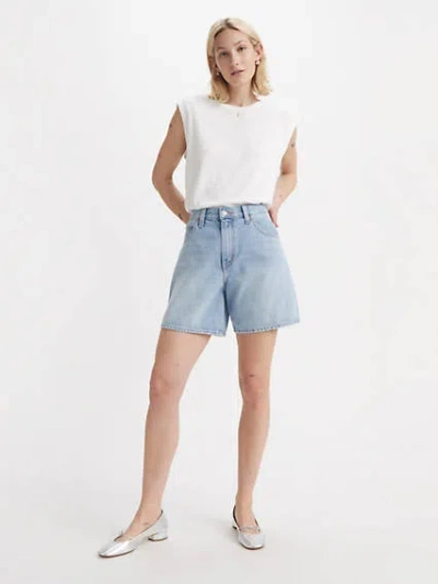 Levi's High Rise Baggy Shorts In Far And Wide