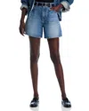 Levi's High Rise Baggy Shorts In Worn Memory