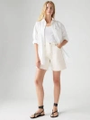 Levi's High Rise Baggy Women's Shorts 29 In Snowing In La