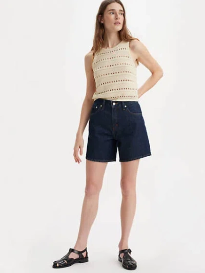 Levi's High Rise Baggy Women's Shorts 34 In Remember Together