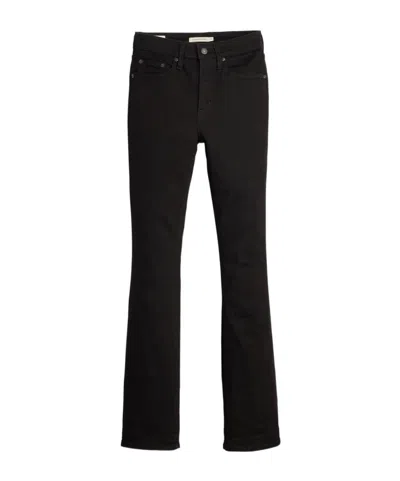 Levi's High-rise Flared Jeans In Black