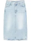 Levi's High-rise Midi Skirt In Blue