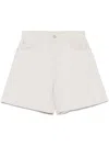 Levi's High-rise Shorts In Neutrals