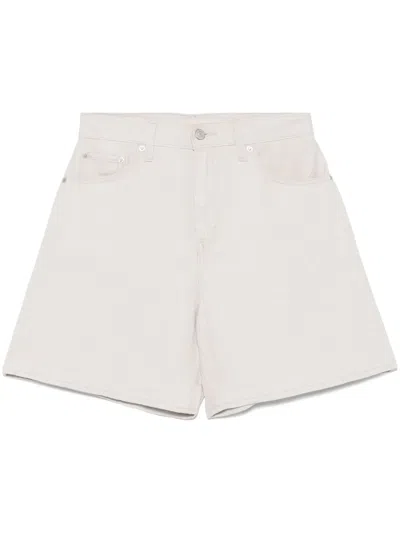 Levi's High-rise Shorts In Neutrals