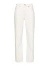 Levi's Low Pro Classic Straight-leg High Rise Jeans In White