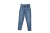 Levi's High Waisted Mom Jeans In Blue Cotton Denim In Blue