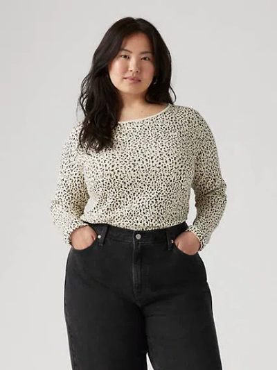 Levi's Honey Long Sleeve Shirt (plus Size) In White Swan