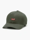 Levi's Housemark Flexfit Cap In Bottle Green