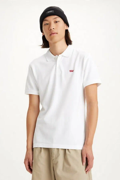 Levi's Housemark Polo In White