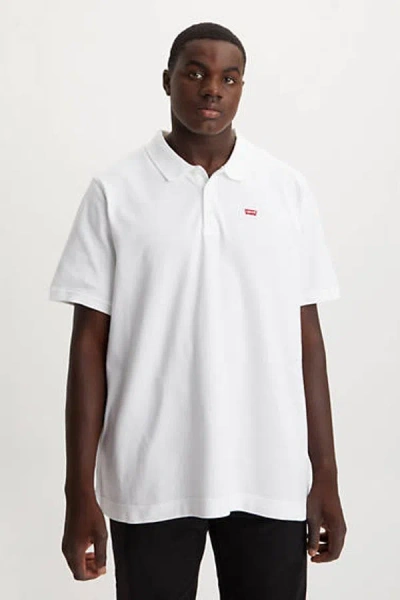 Levi's Housemark Polo (big & Tall) In White