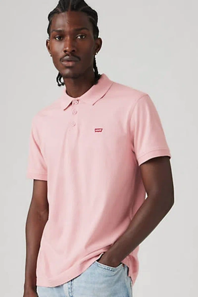Levi's Batwing Jersey Polo In Pink