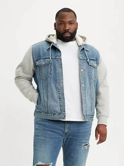 LEVI'S HYBRID HOODIE TRUCKER JACKET (BIG)