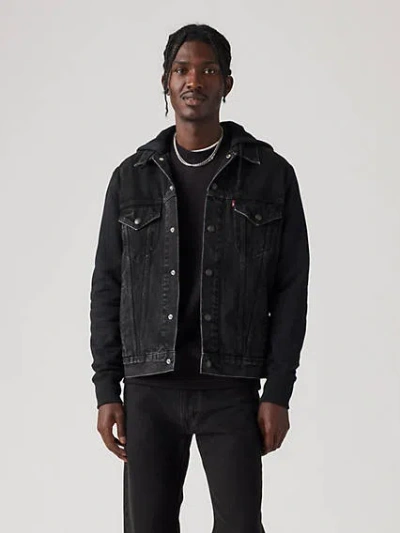Levi's Hybrid Hoodie Trucker Jacket In Built To Last