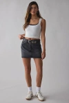 Levi's Icon Denim Mini Skirt In Dark Mirror, Women's At Urban Outfitters