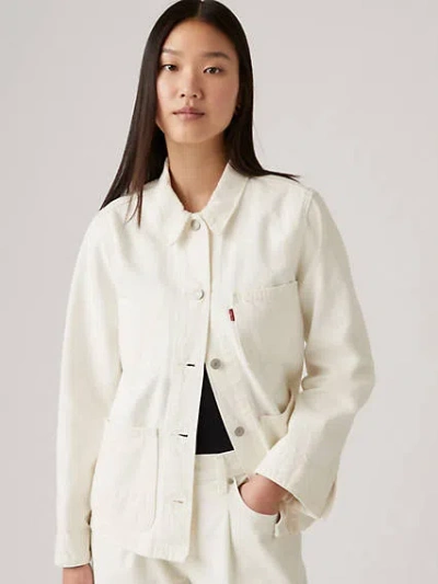 Levi's Iconic Chore Coat In It's Ecru Time